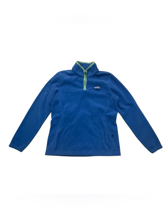 columbia sportswear Jackets & Blazers - Columbia PFG Half-Zip Fleece Pullover Jacket with Green Trim Size Medium pockets
